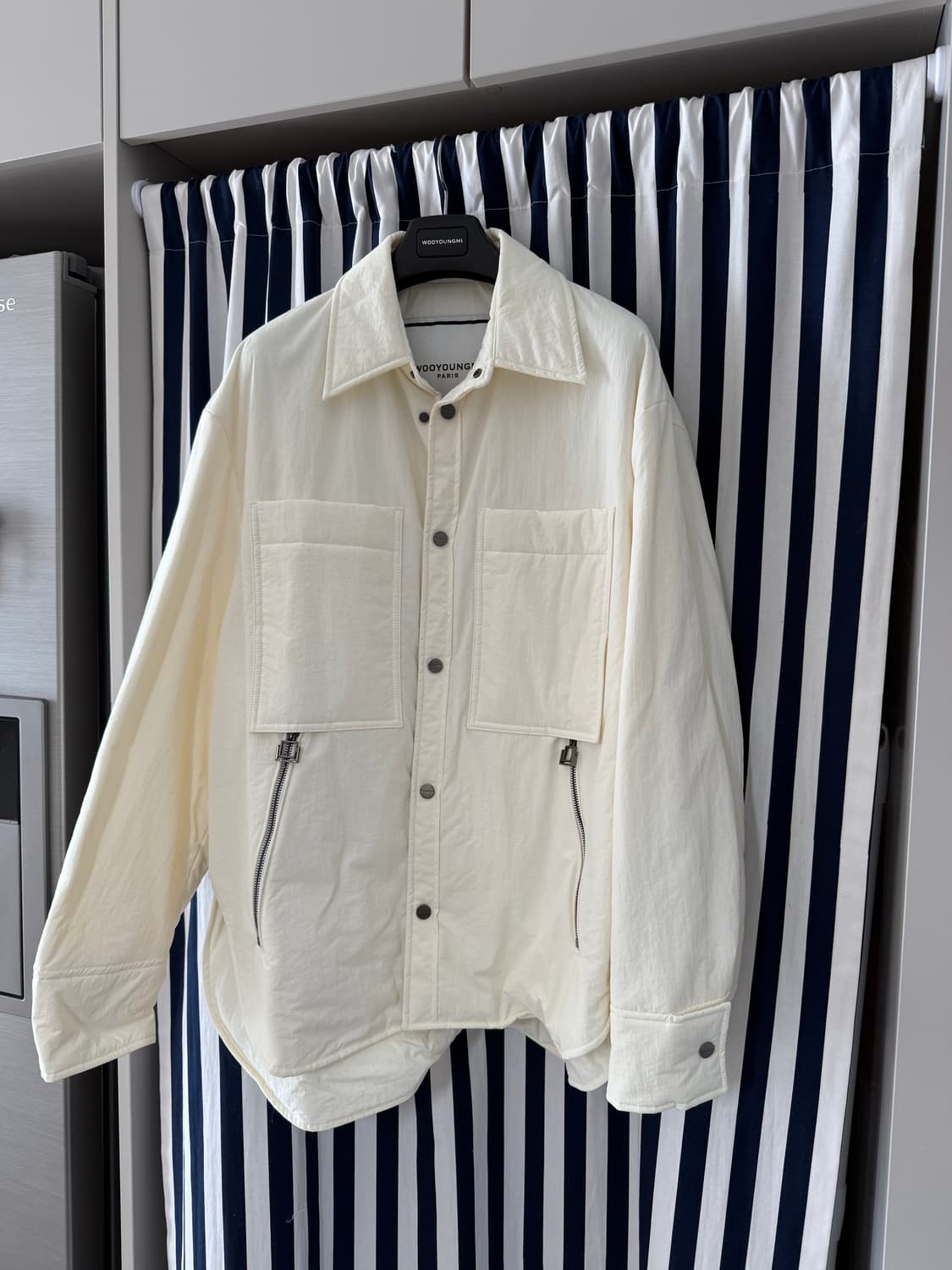 우영미 패딩 셔츠 패치자켓 48 상품이미지2