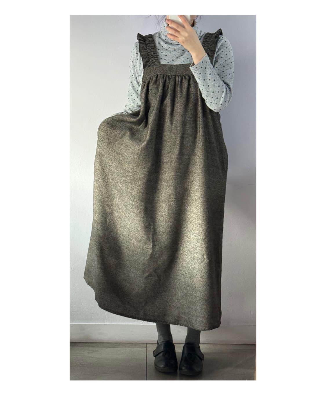 일본빈티지 귀여운 프릴 원피스 상품이미지3