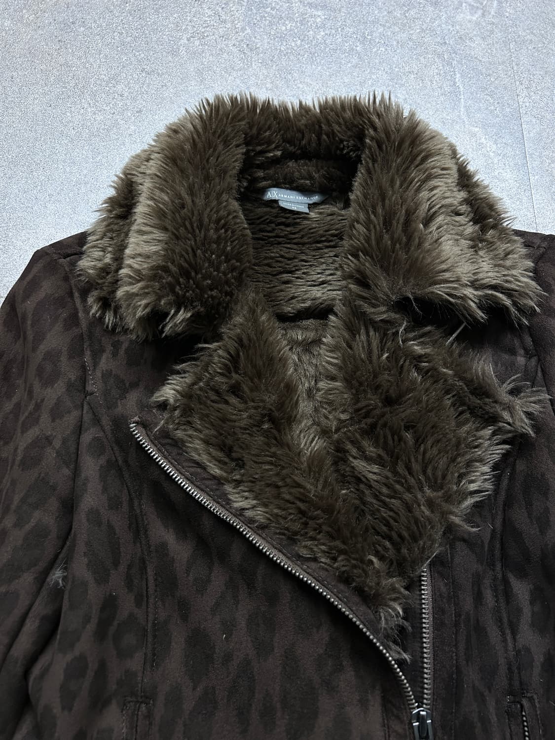 아르마니 레오파드 시어링 자켓 상품이미지5