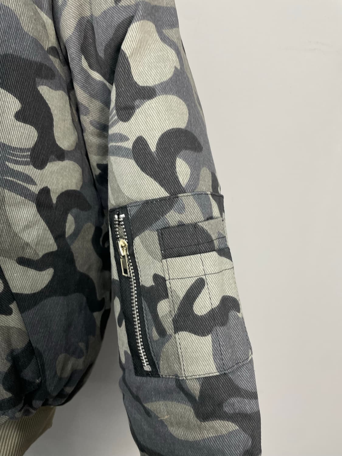 빈티지 카모 후드 퍼 패딩 H1380 상품이미지4