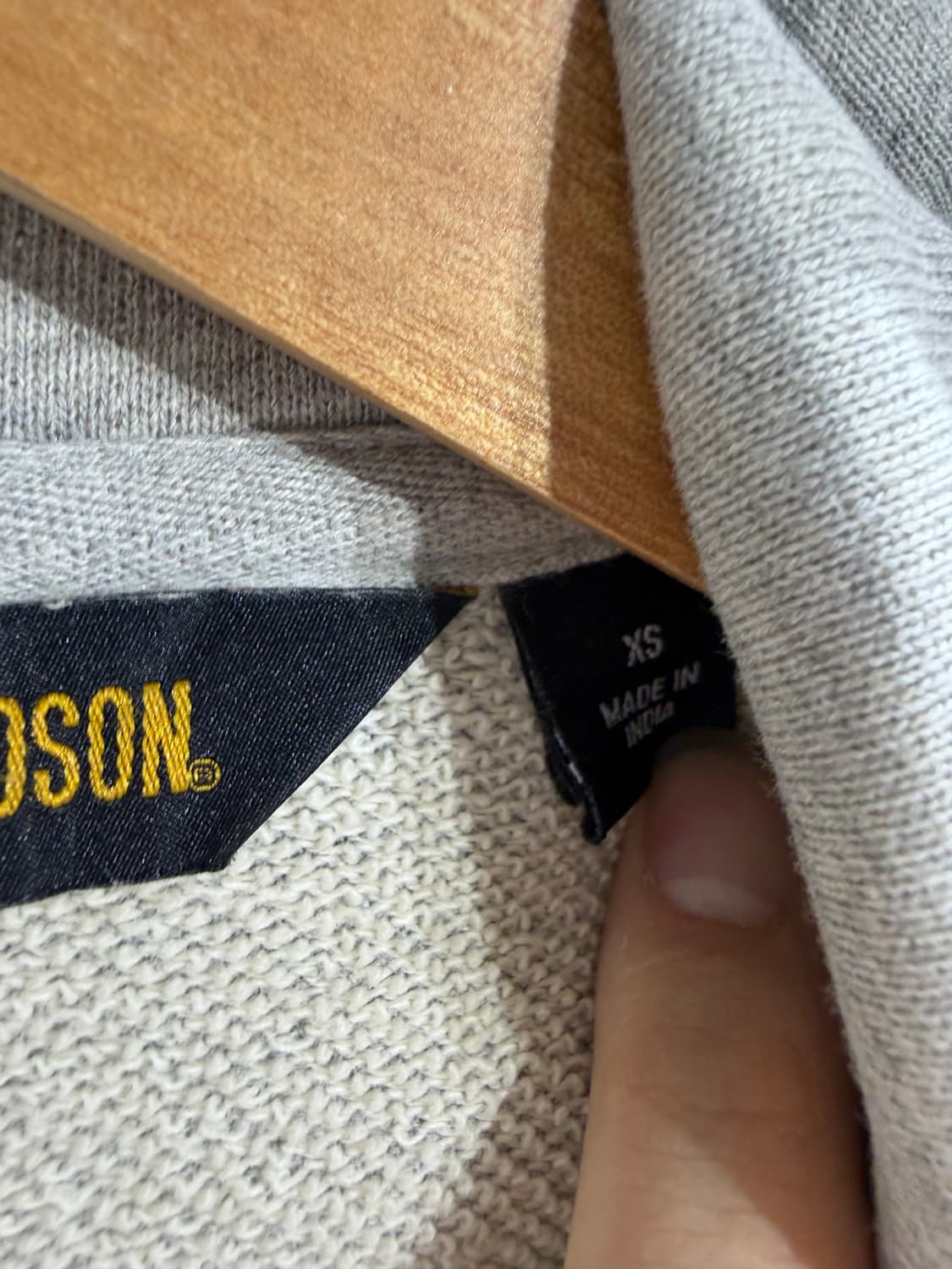 할리데이비슨 빅로고 후드 집업 XS 상품이미지10