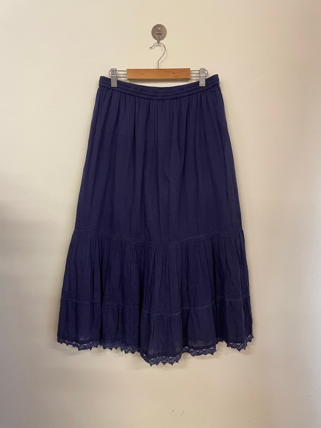 Navy ruffle skirt 상품이미지4