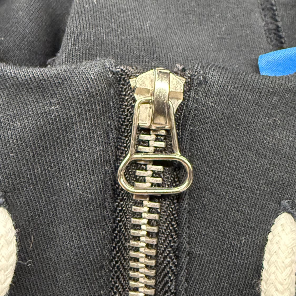 아디다스 블랙 파이어버드 후드 반집업 상품이미지5