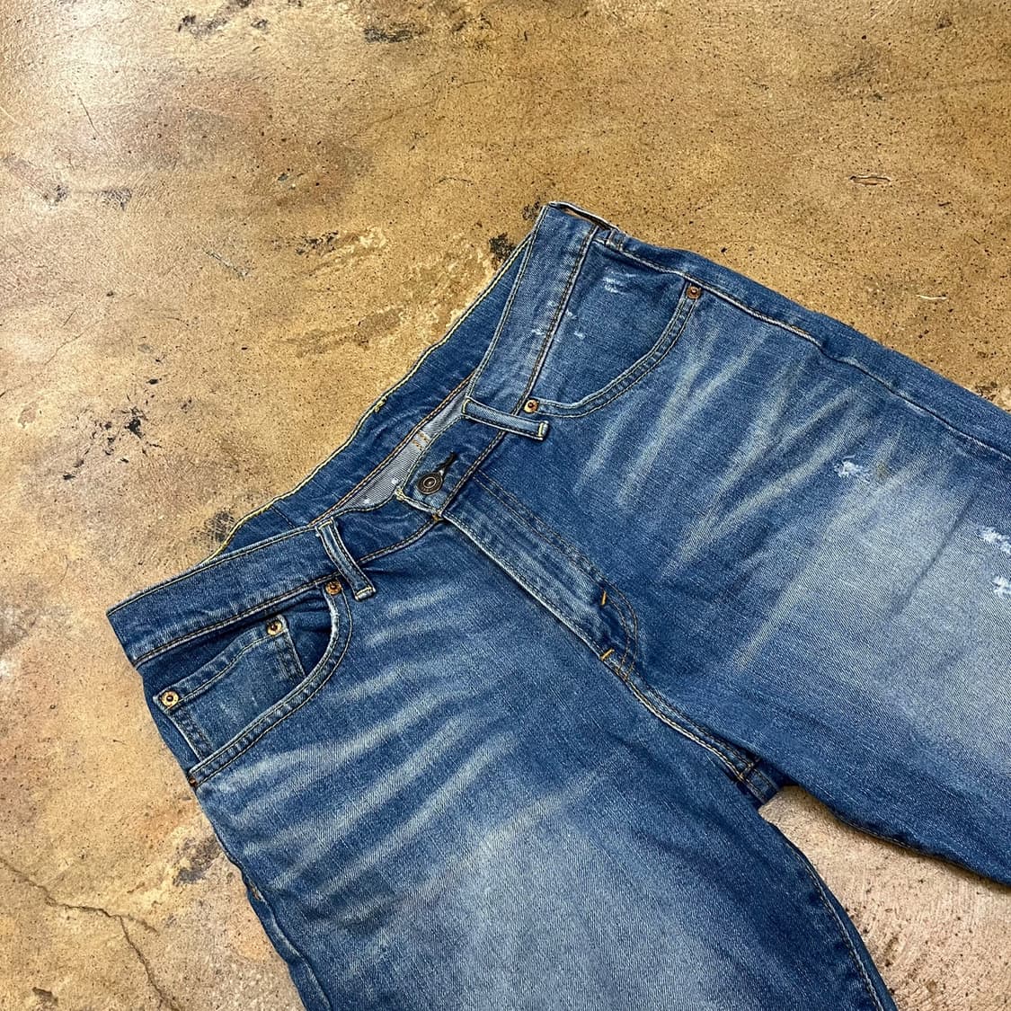 [정품] 리바이스 데님 청반바지 빈티지 워싱 b15 상품이미지1