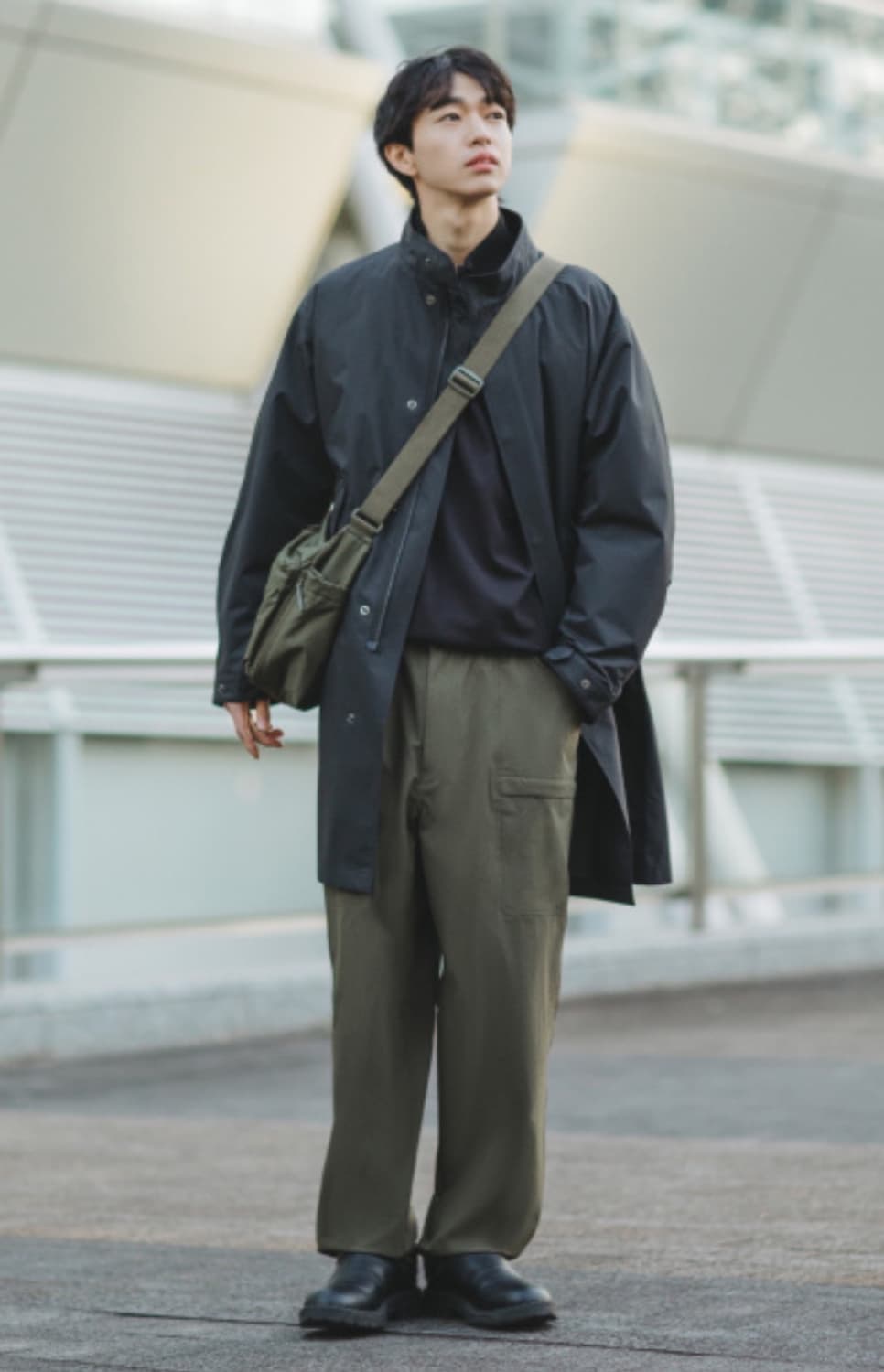 (M) 유니클로 윈드프루프 2WAY 코트 개파카 m65 상품이미지5