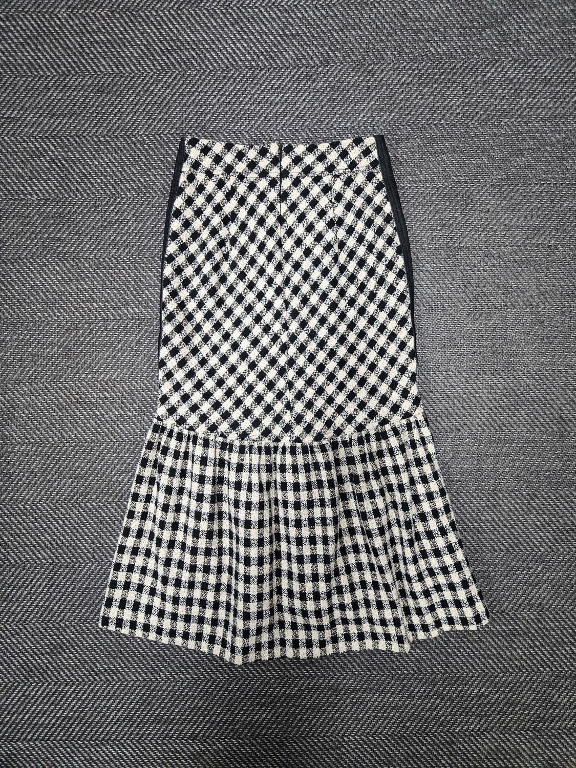 오즈세컨 체크 플레어 스커트 상품이미지2