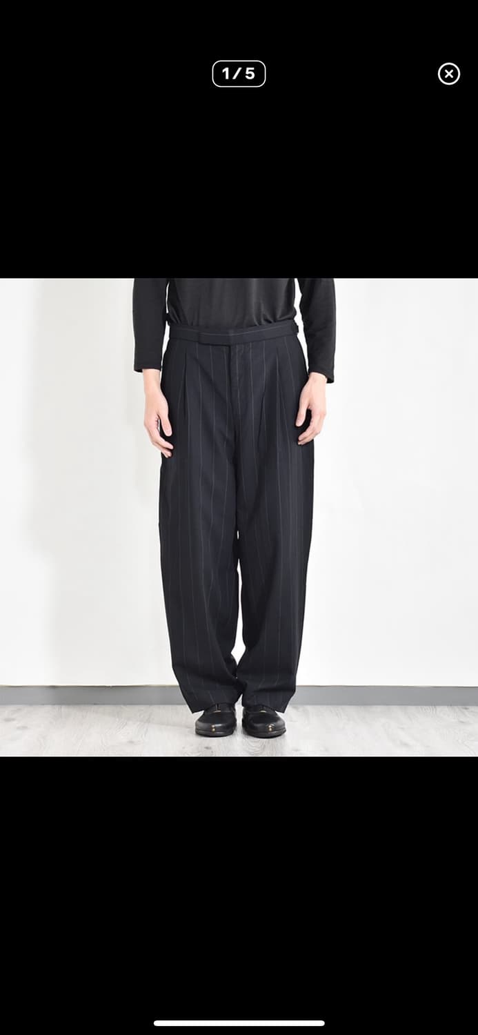 Markaware 마카웨어 스트라이프 팬츠 상품이미지1