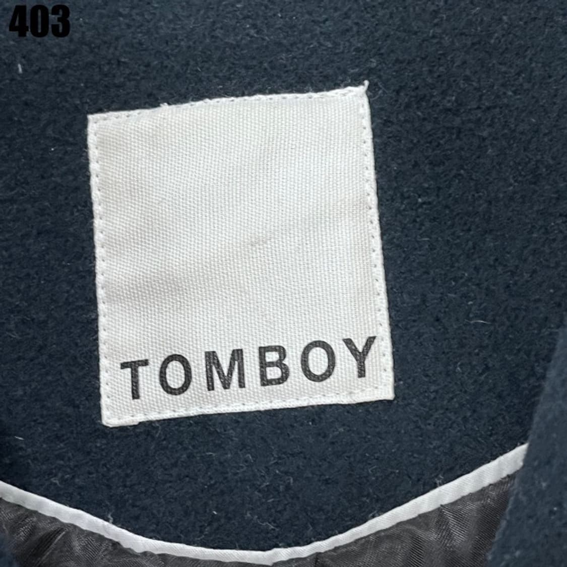 톰보이 더블 롱코트  상품이미지2