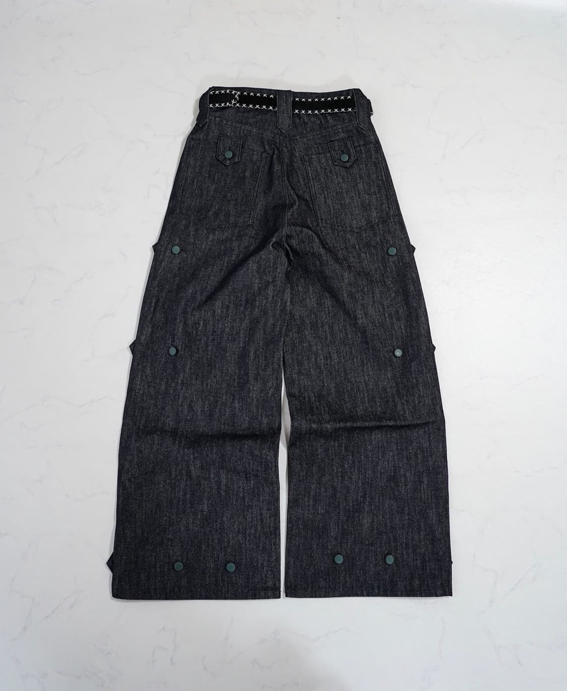 TΣist 4way Side Belt Rigid Denim Pants  상품이미지2