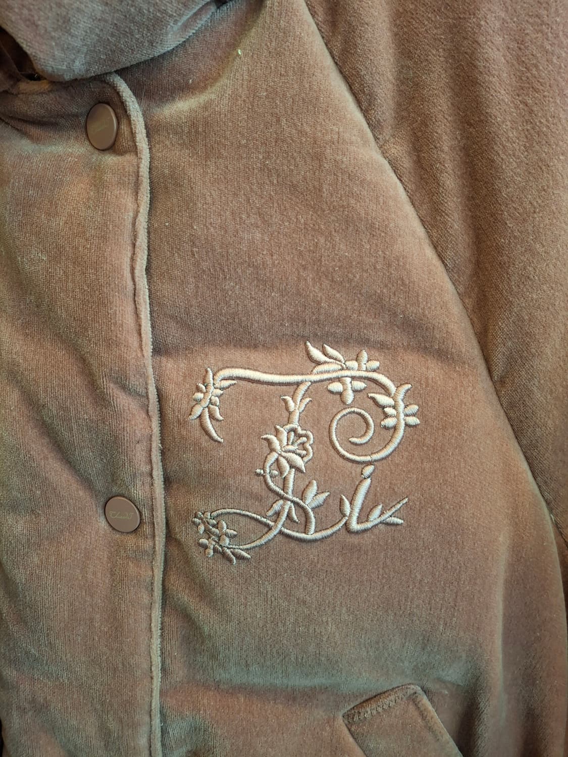 (마지막특가) 써스데이아일랜드 벨벳 점퍼 핑크s 상품이미지4