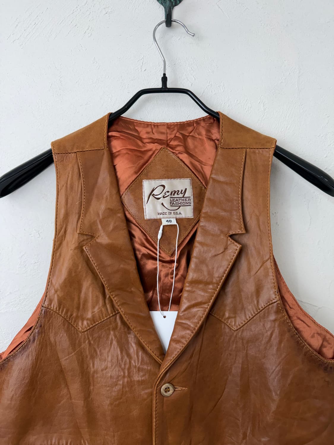 빈티지 웨스턴 레더 베스트 (MADE IN USA) 상품이미지2