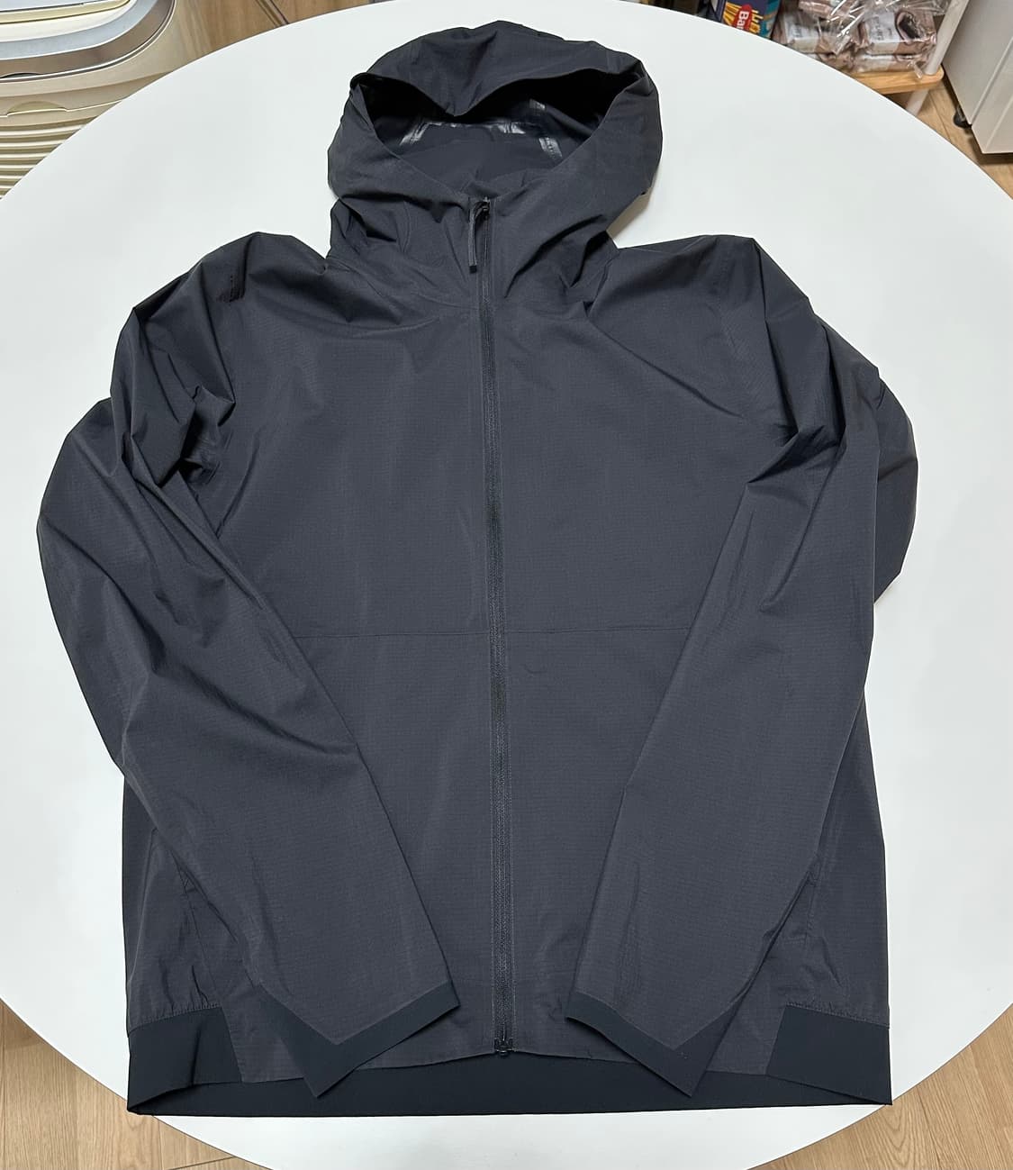 [S] 베일런스 뎀로 후디드 재킷 블랙 상품이미지5