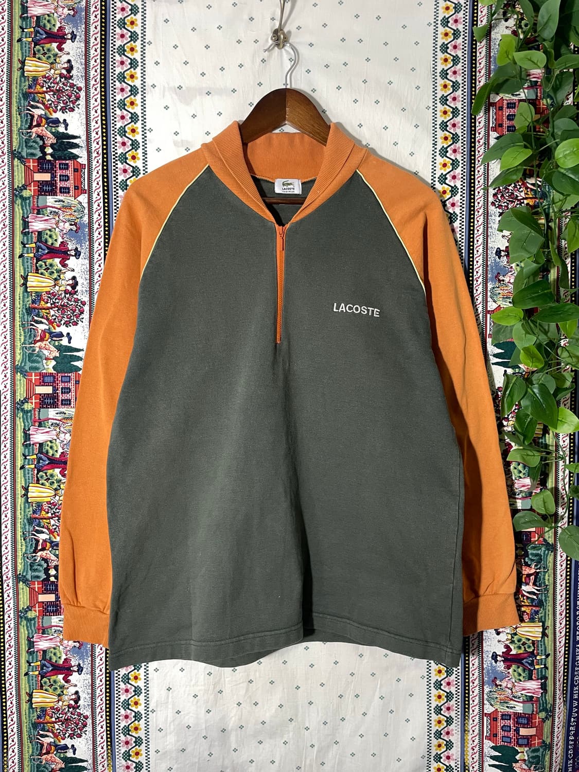 라코스테 숄카라 하프집업 상품이미지1