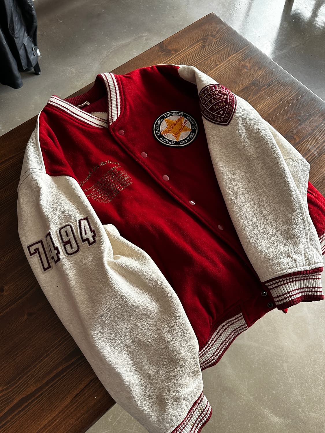 WESTWOOD IN ACTION 바시티 자켓 상품이미지1