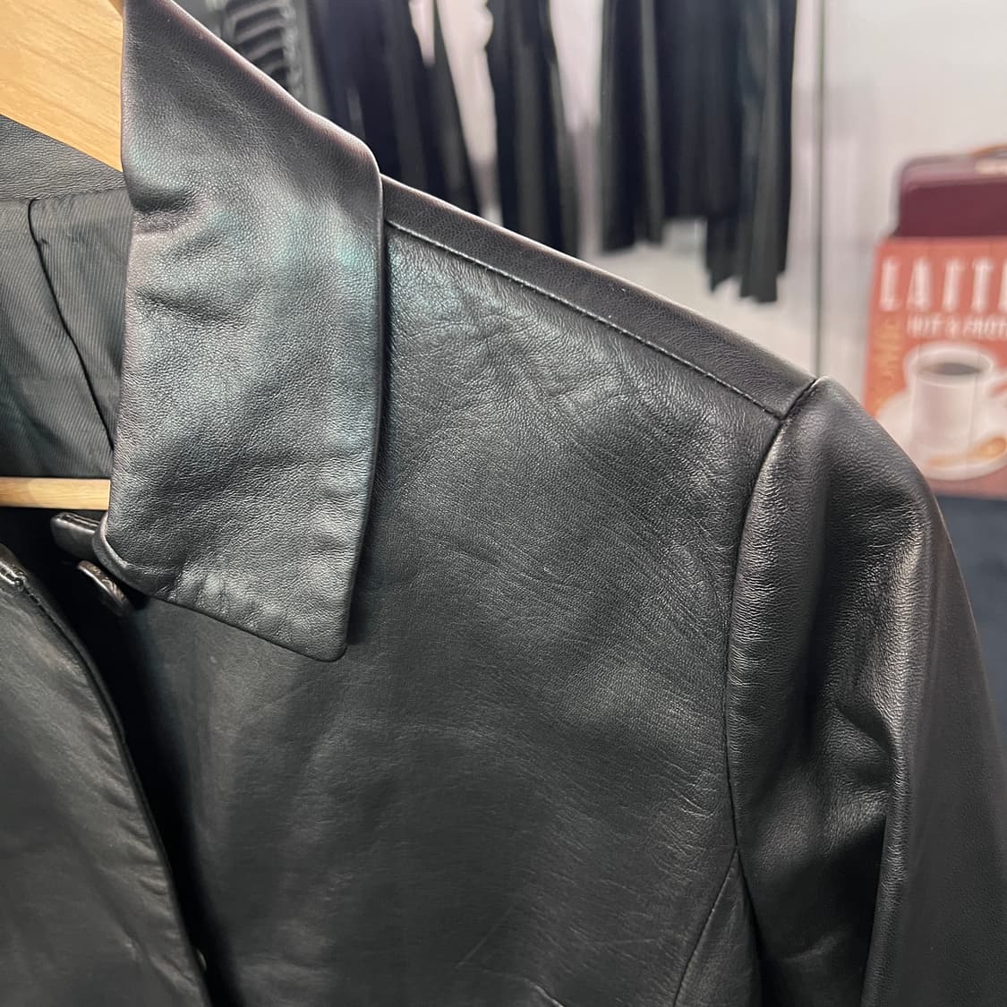 [M] 빈티지 양가죽 코트  15909 상품이미지3