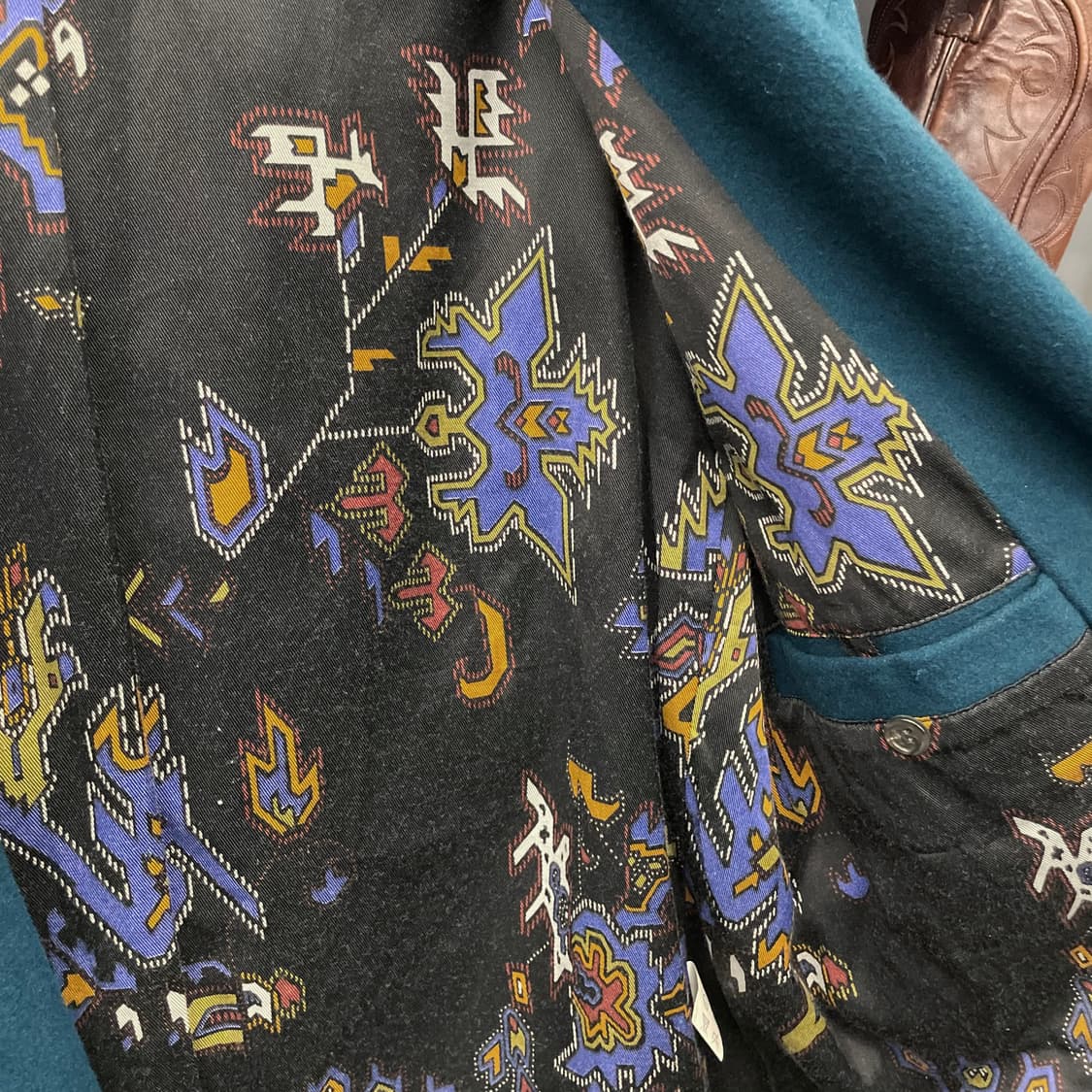 겐조 진스 그래픽 디테일 포켓 스포츠 코트 블레이져 상품이미지5