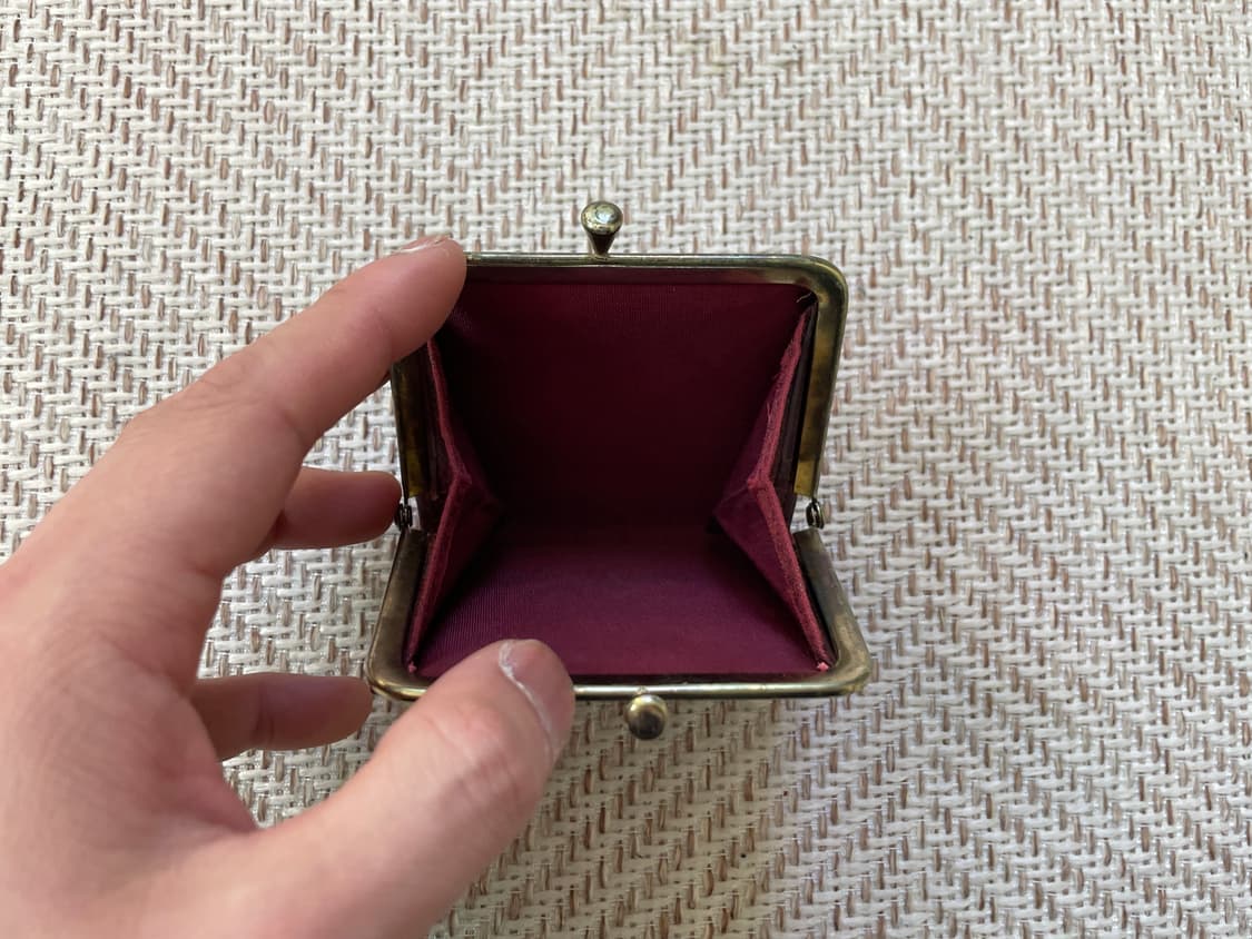 빈티지 골드 레더 코인지갑 J03750 상품이미지3