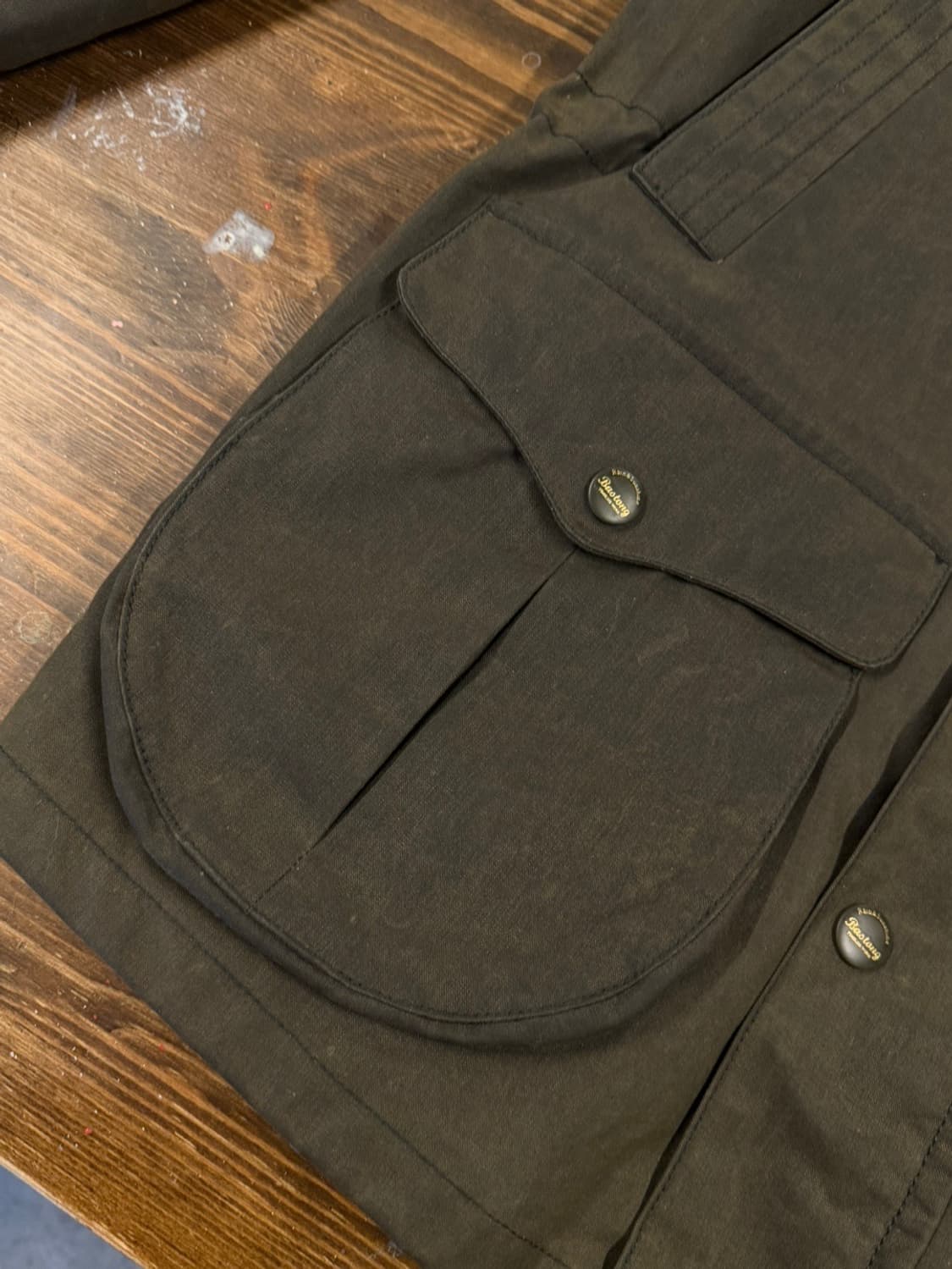 바스통 왁스코팅 아웃도어 자켓 남성 100-105 상품이미지6