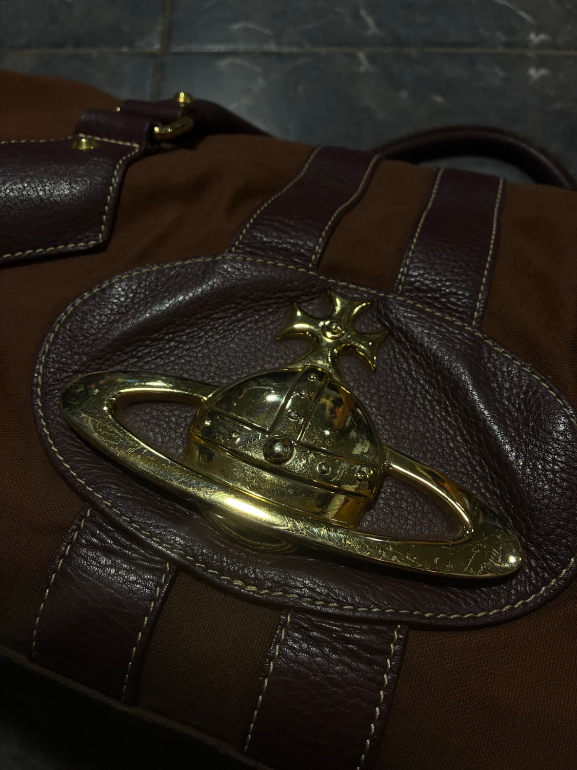 Vivienne Westwood 비비안 웨스트우드 빅 ORB 보스턴백 상품이미지3