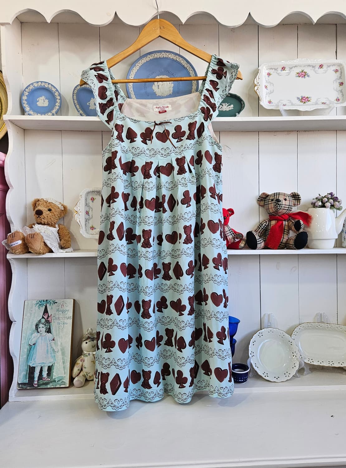 (Emily Temple cute) 민트초코테디 원피스 상품이미지1