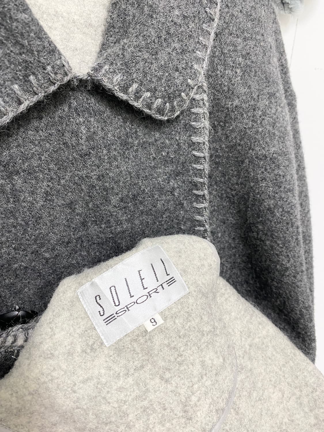 ꒰ঌ 회색 냥이 스티치 코트 세트 ໒꒱ 상품이미지8