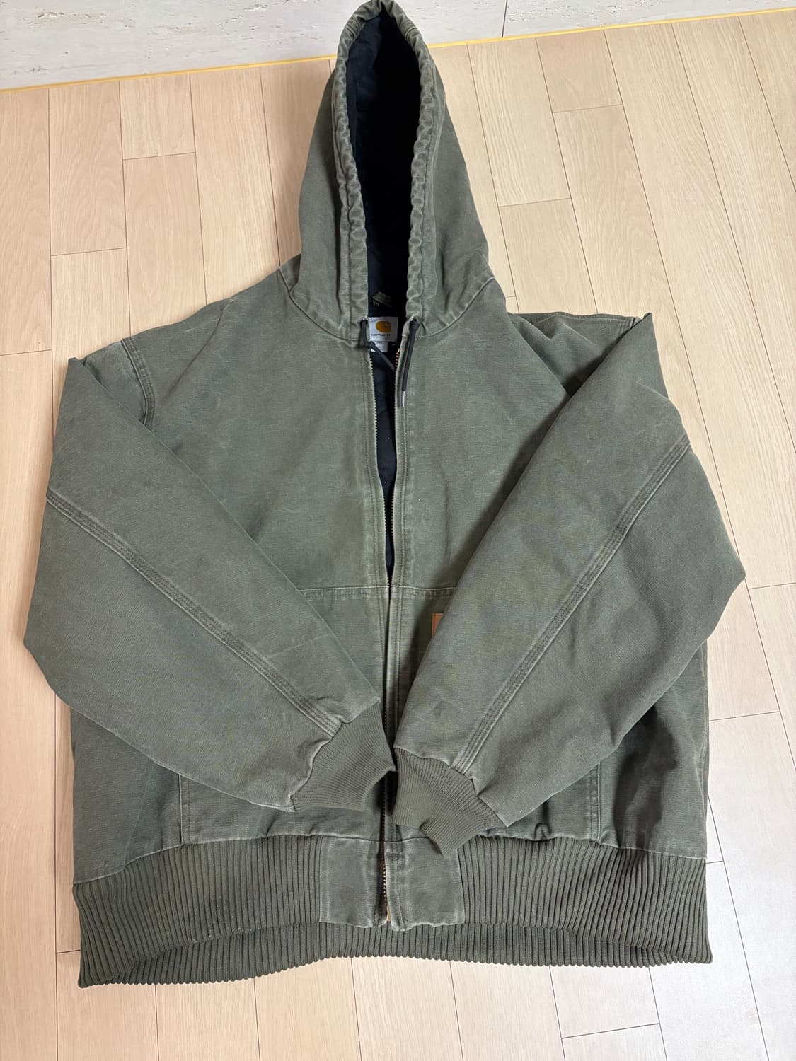 [2XL]칼하트 액티브자켓 J130 ARG 아미그린 상품이미지2