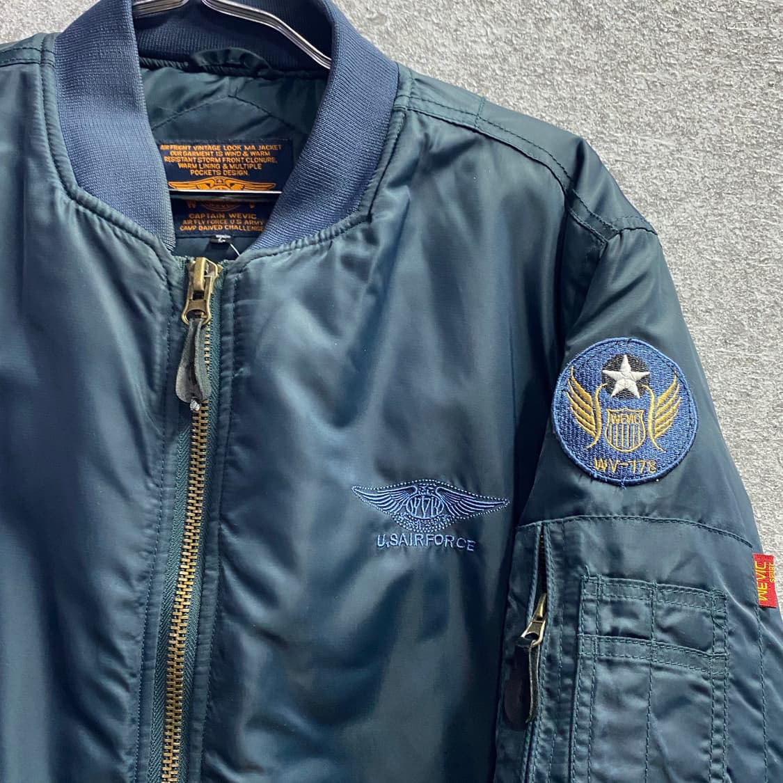 Captain Wevic 네이비 ma1 항공점퍼 B4304 상품이미지3