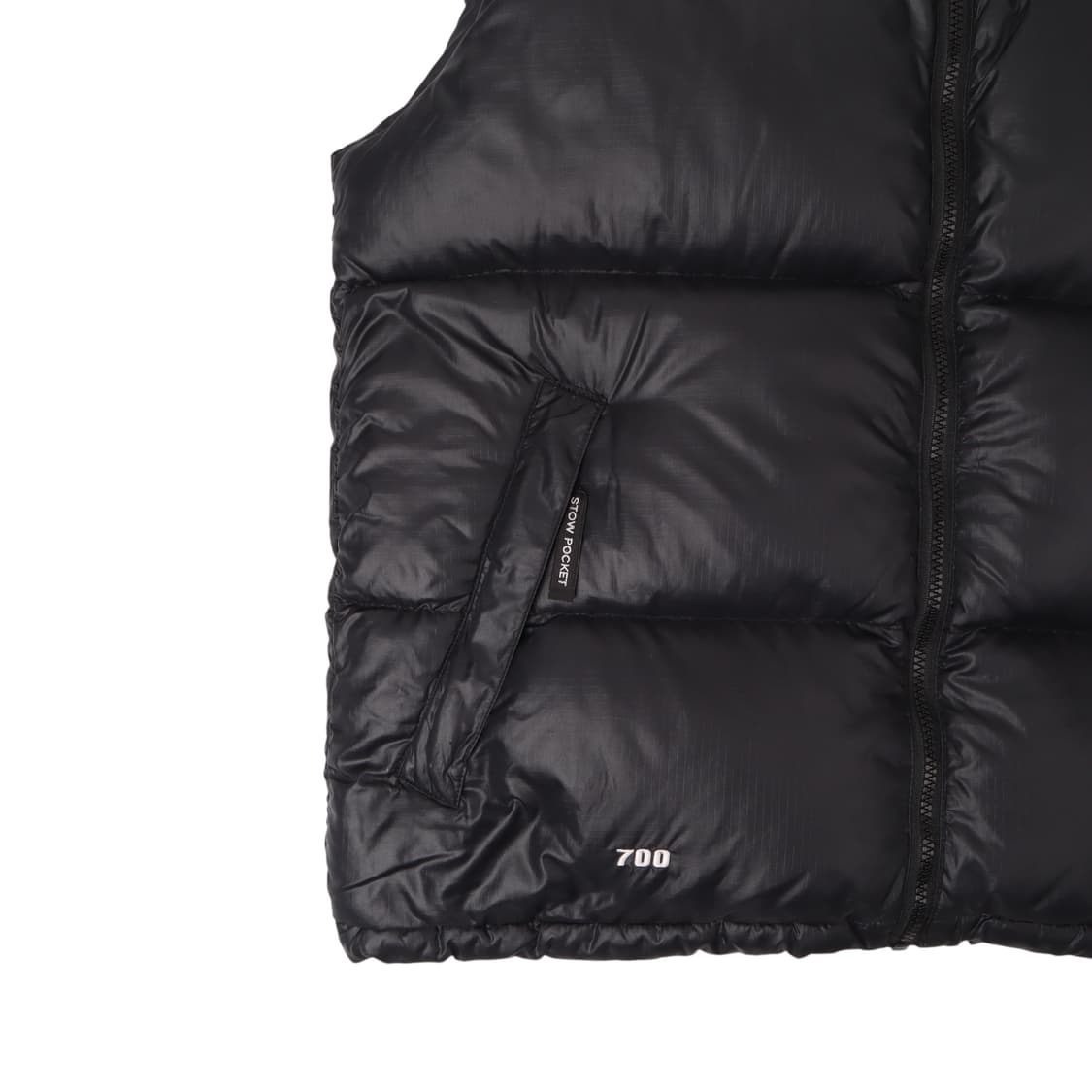 노스페이스 700 블랙 구스다운 베스트 상품이미지4