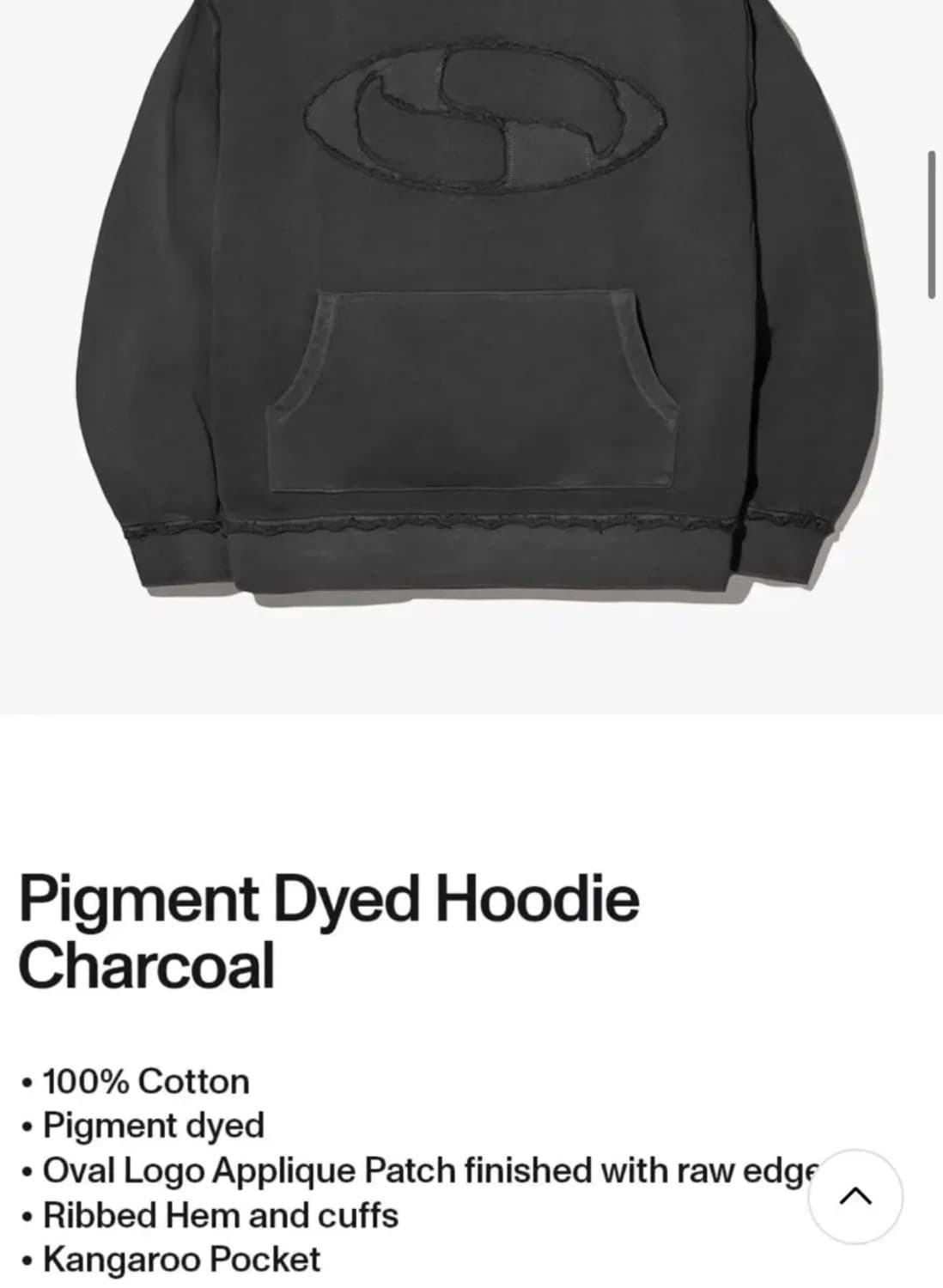 로어즈 피그먼트 다잉 후드티 L 상품이미지4