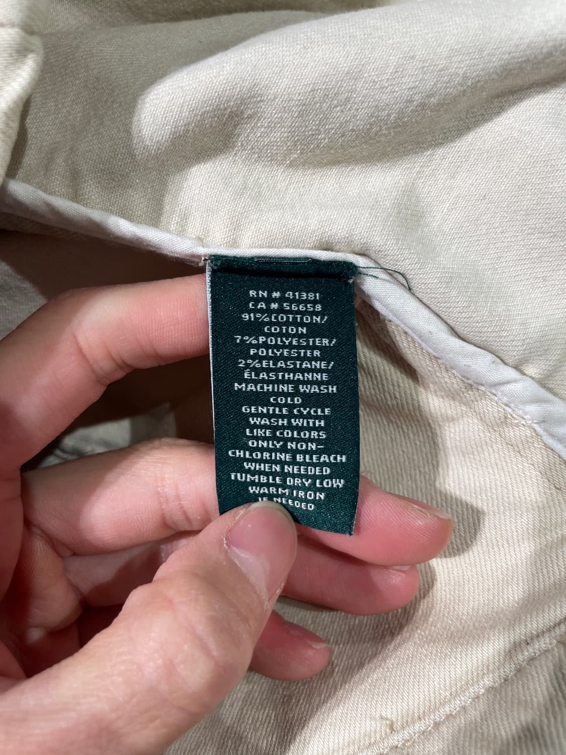 로렌 랄프로렌 크림 유틸리티 바이커 자켓 상품이미지8