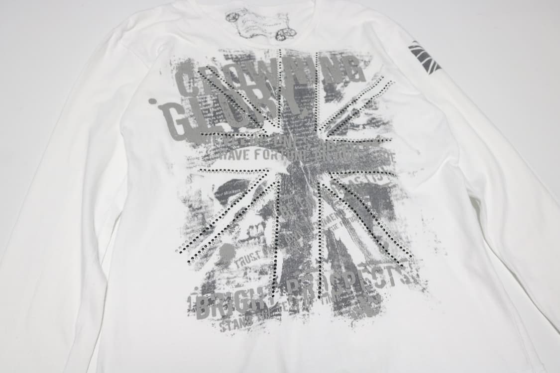 크랙 프린팅 펑크 롱슬리브 상품이미지2