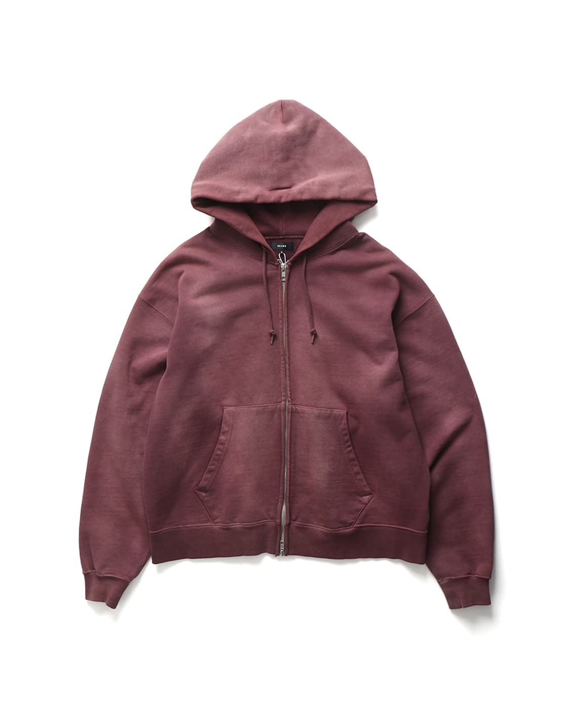 빔즈 BEAMS Faded Full Zip Hoodie 상품이미지2