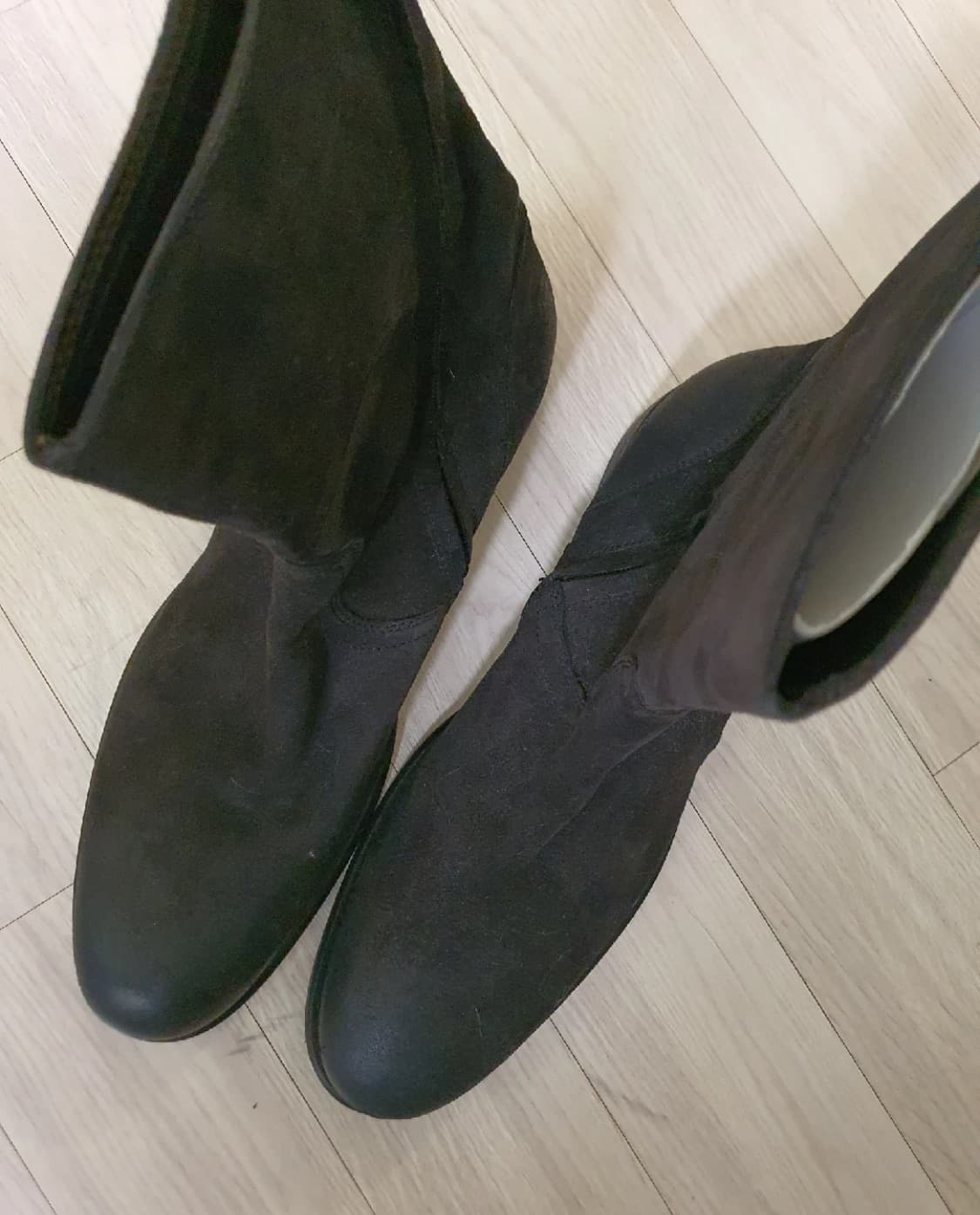 [스웨이드/부츠] 뉴텍 앵클부츠 / 다크브라운 상품이미지2