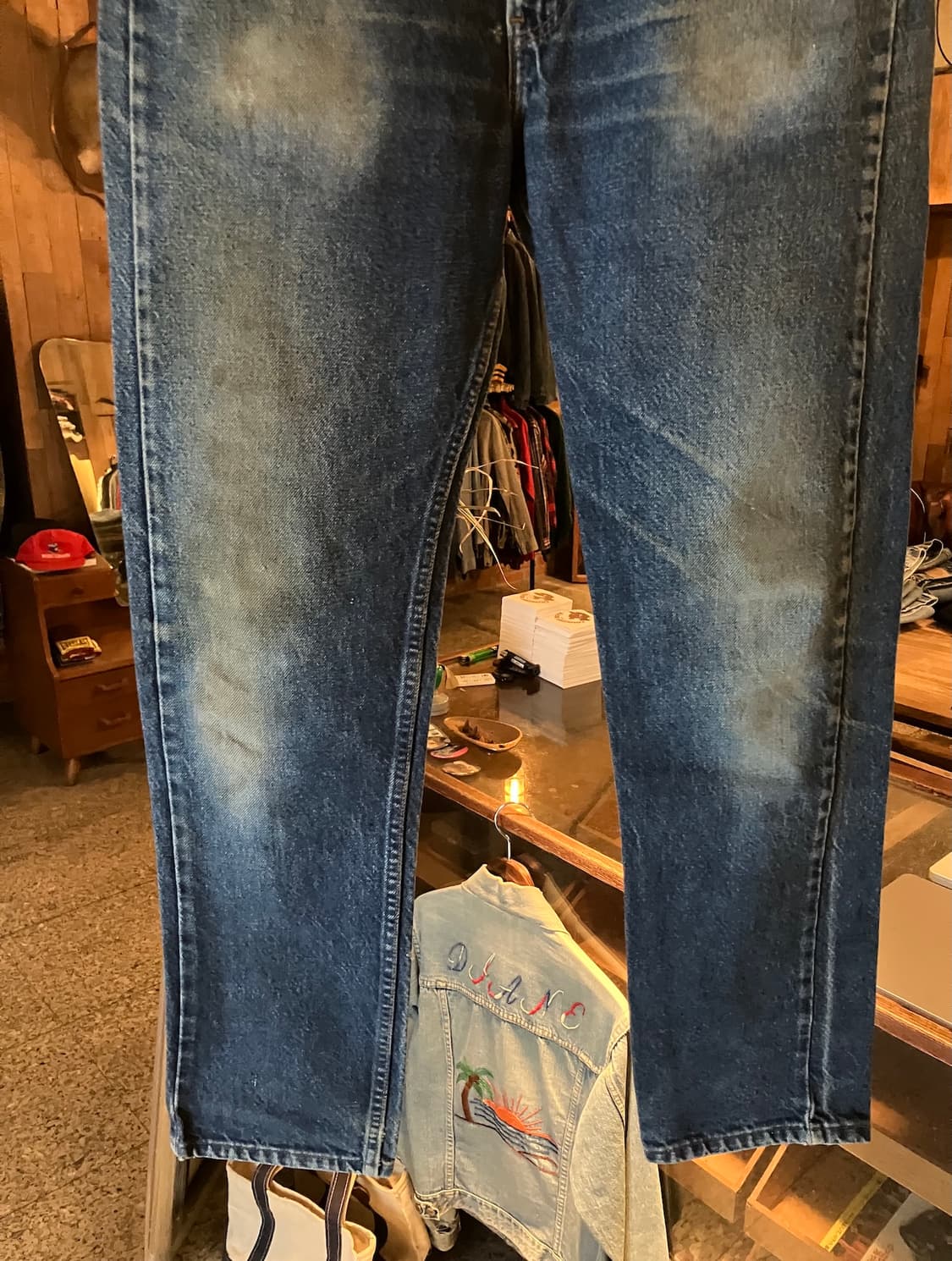 90s USA 빈티지 리바이스 505 데님 팬츠 상품이미지4