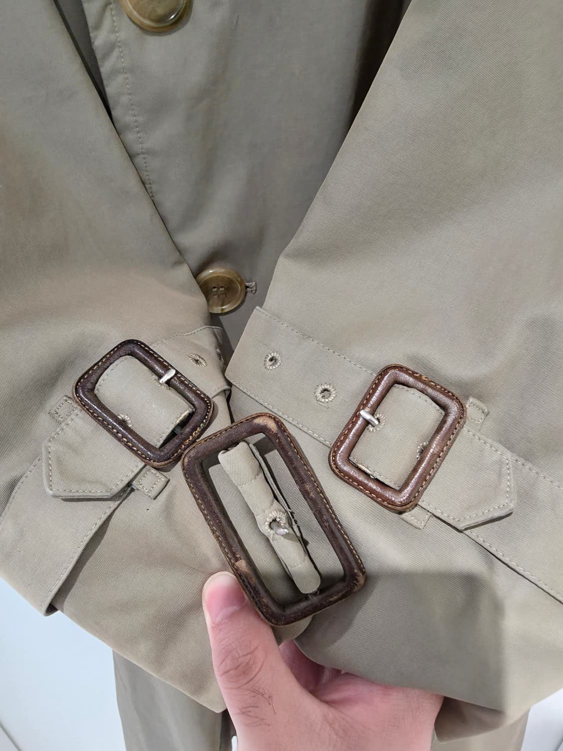 버버리 원패널 트렌치21 Trench 21 코튼 100% 상품이미지5