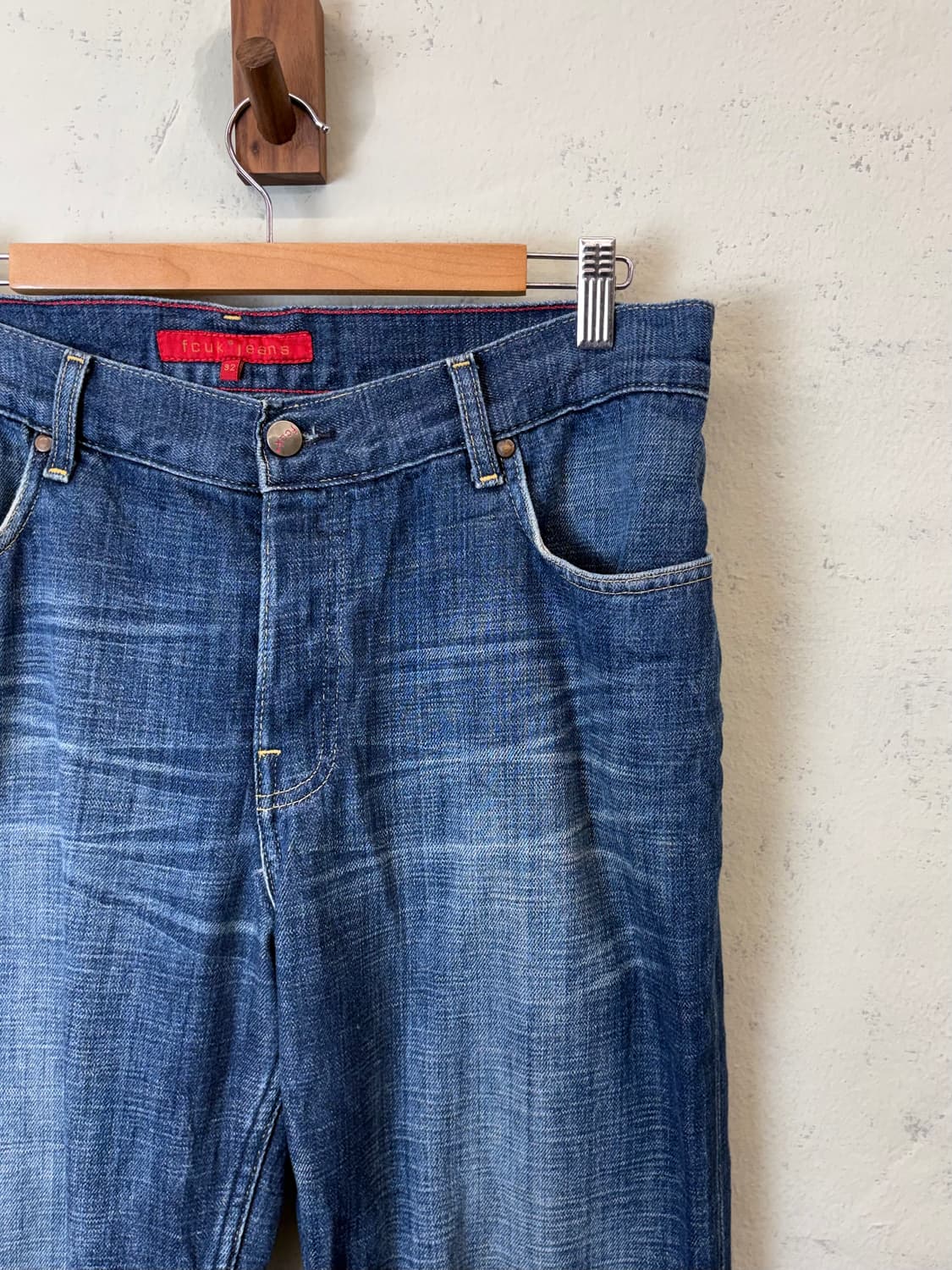 FCUK jeans 일본 빈티지 워싱 데님팬츠 상품이미지3