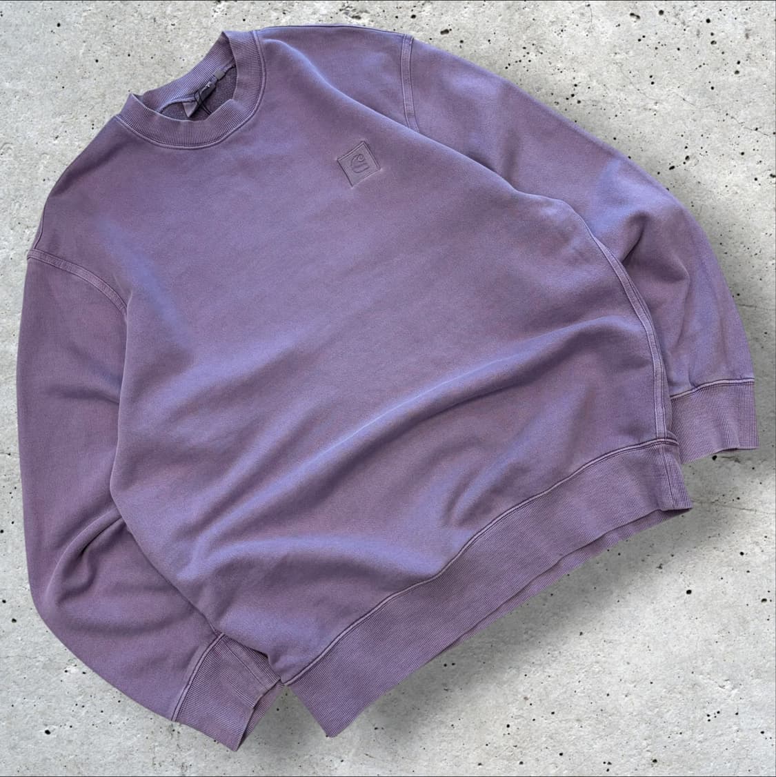 [XL] 칼하트 퍼플 라벤더 스웻 맨투맨 티셔츠 D848 상품이미지1