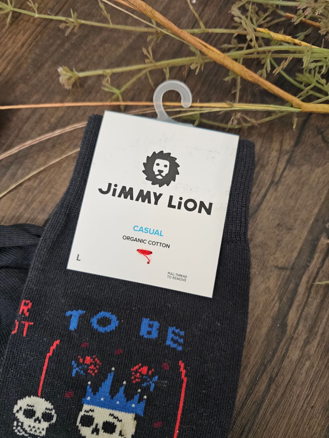 Jimmylion Hamlet 다크그레이 양말L 상품이미지2