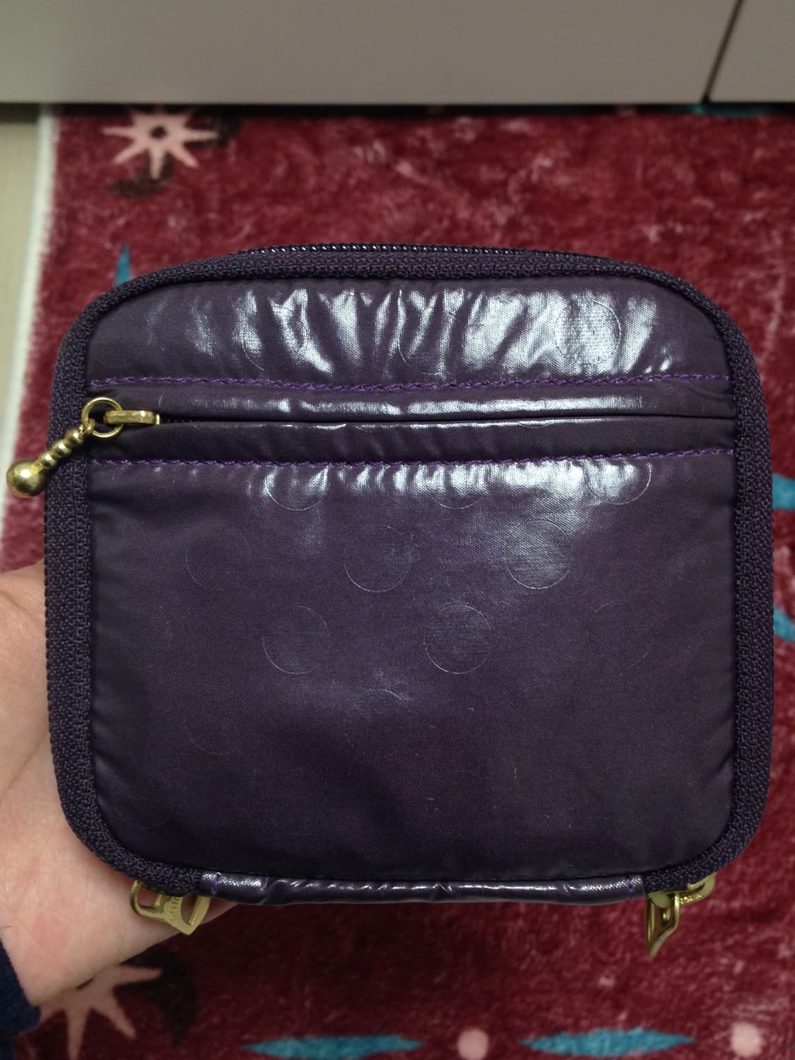 포터 퍼플 도트 지갑 상품이미지2