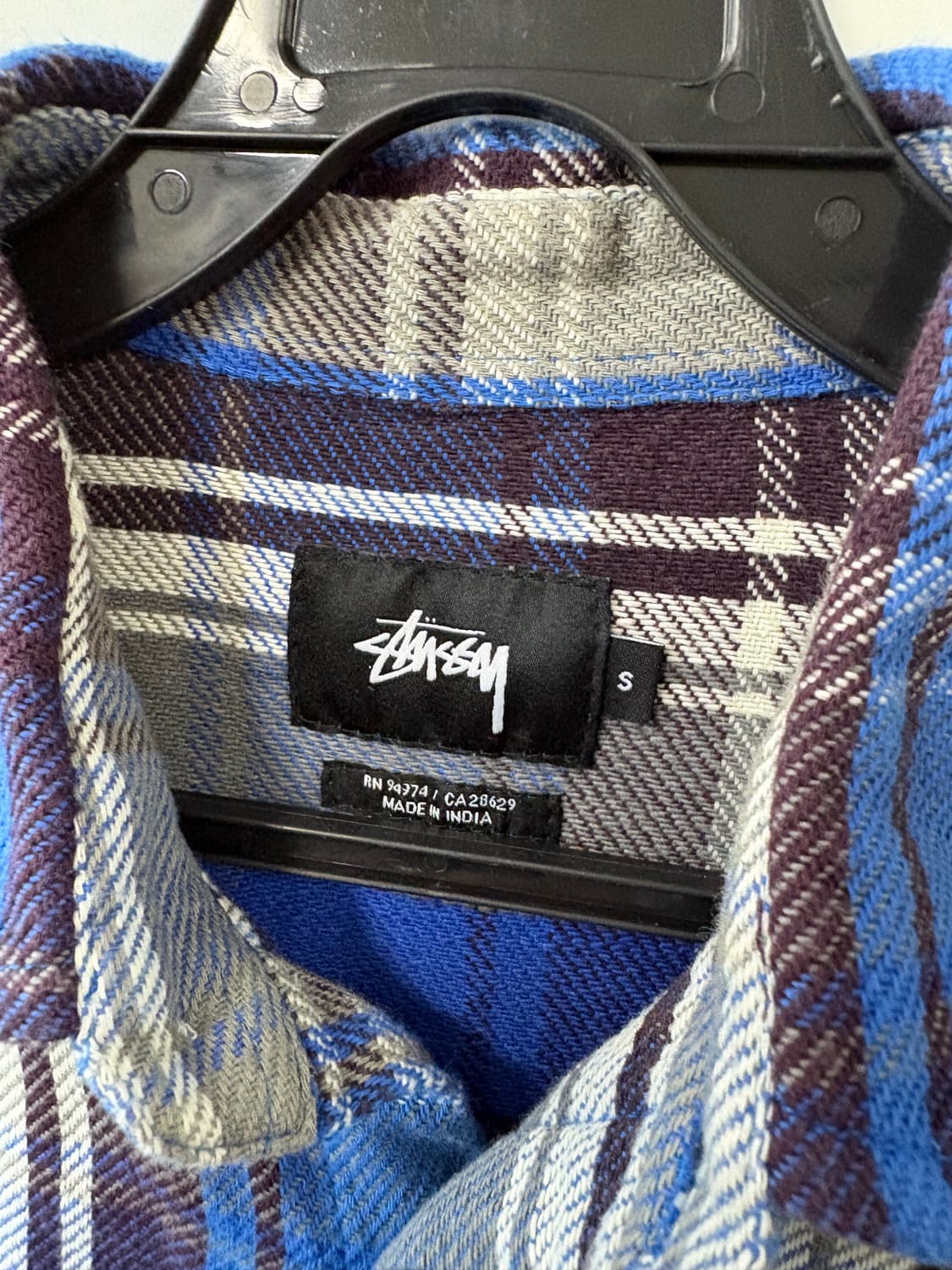 스투시 포켓 체크 셔츠 남방 상품이미지6