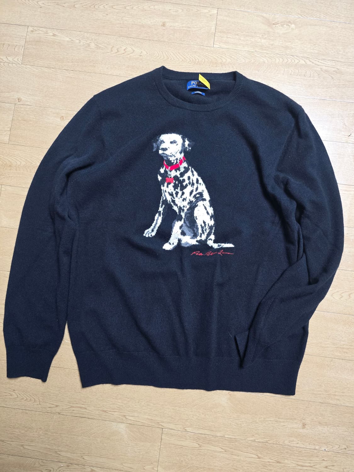 폴로 캐시미어100 달마시안니트 xxl 상품이미지1