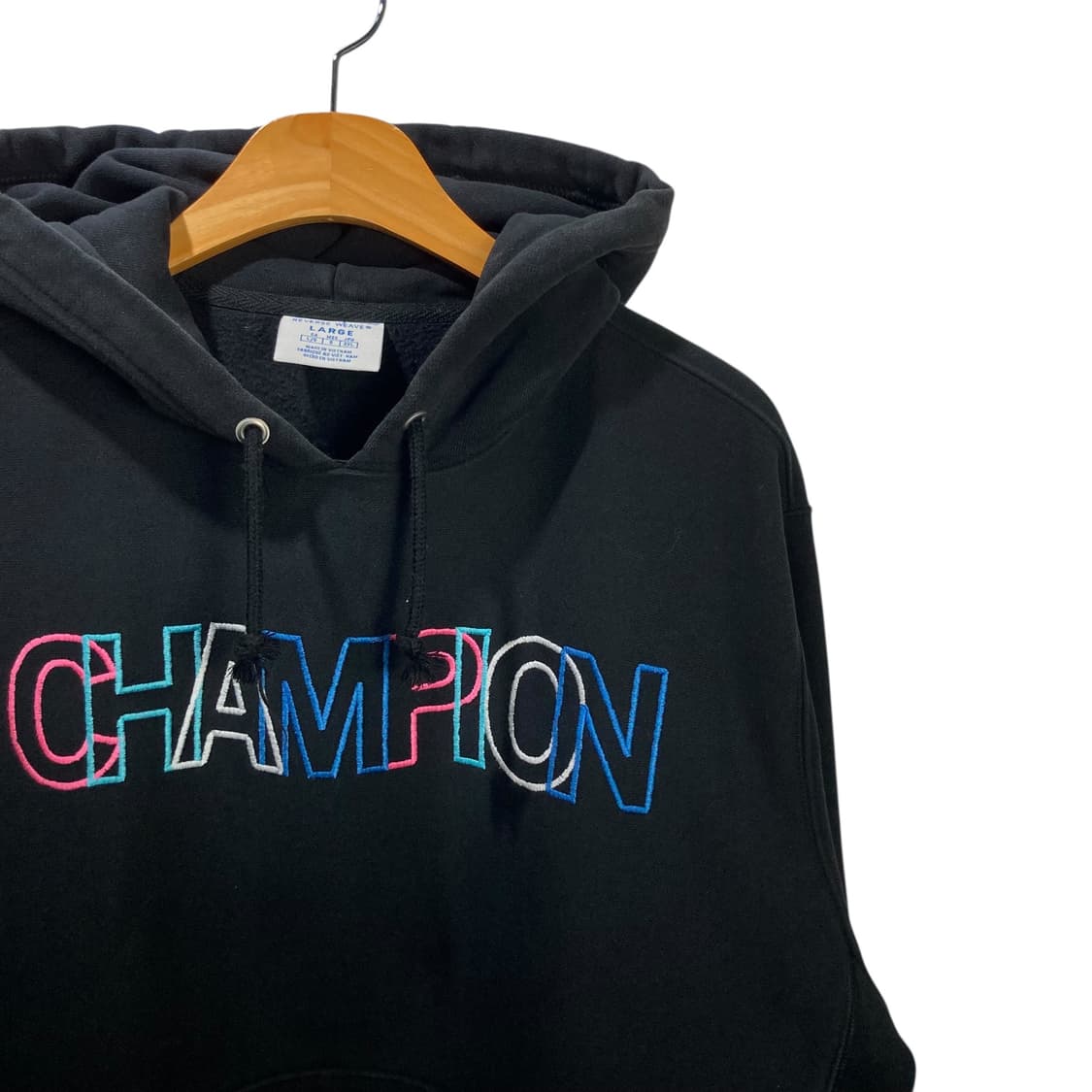 챔피온 블랙 후드 상품이미지3