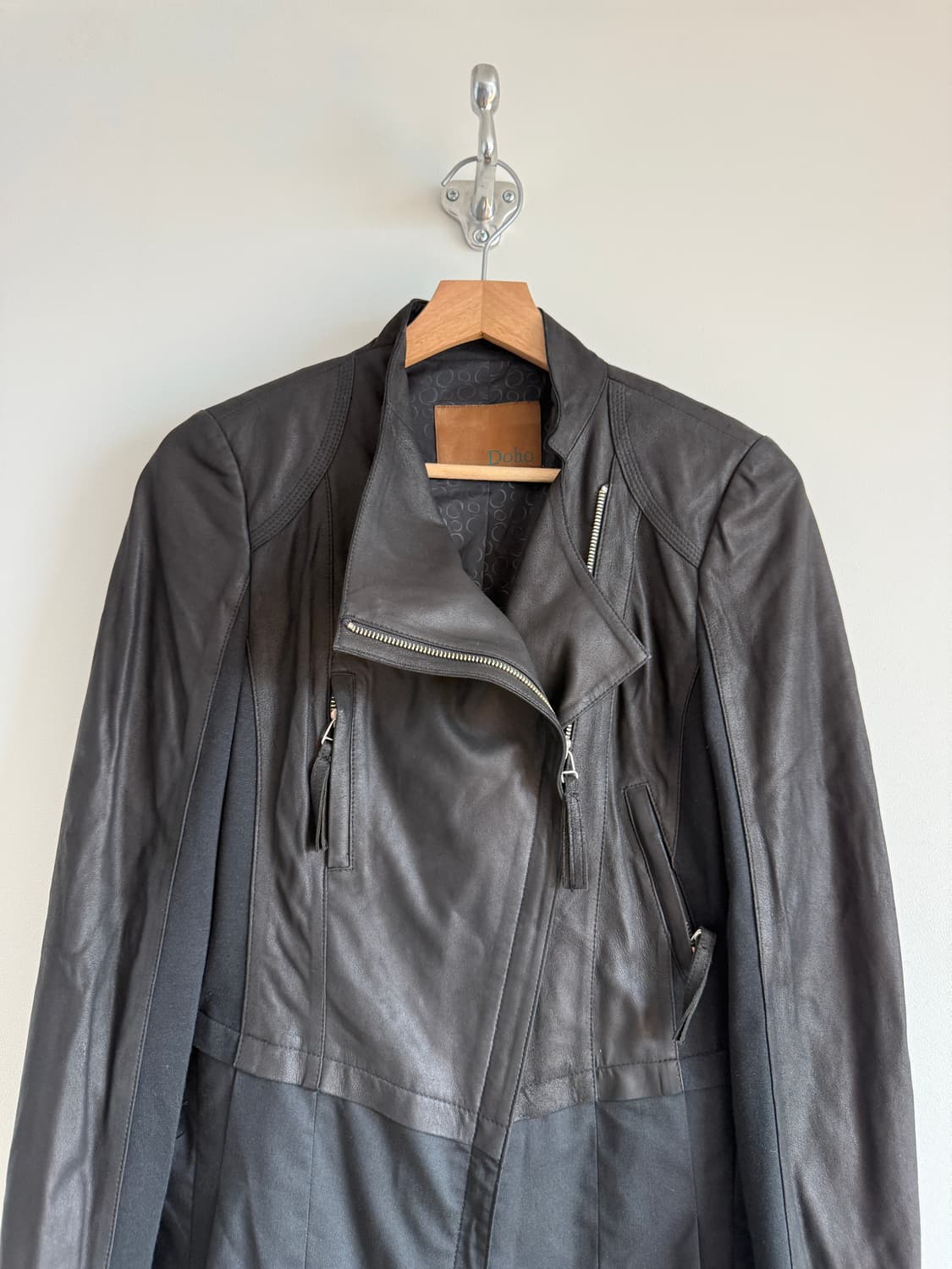 도호(Doho) 고트스킨 레더 코트 자켓 상품이미지2