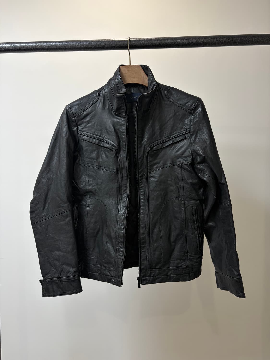 (95) ziozia 지오지아 락시크 램스킨 양가죽 자켓 상품이미지1