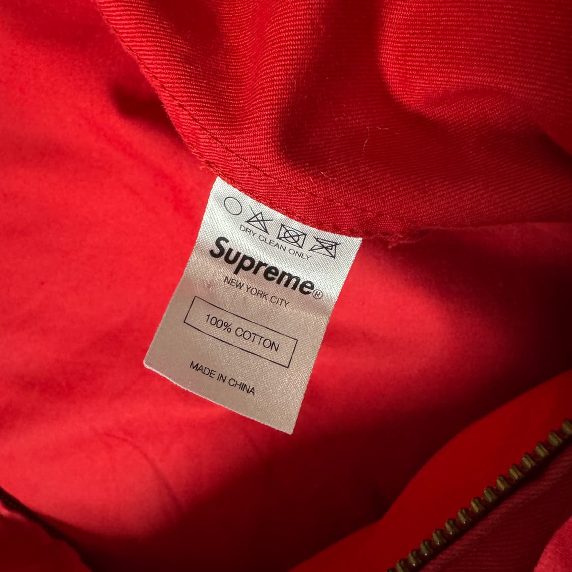 슈프림 13ss 개러지 자켓 레드 XL 상품이미지4