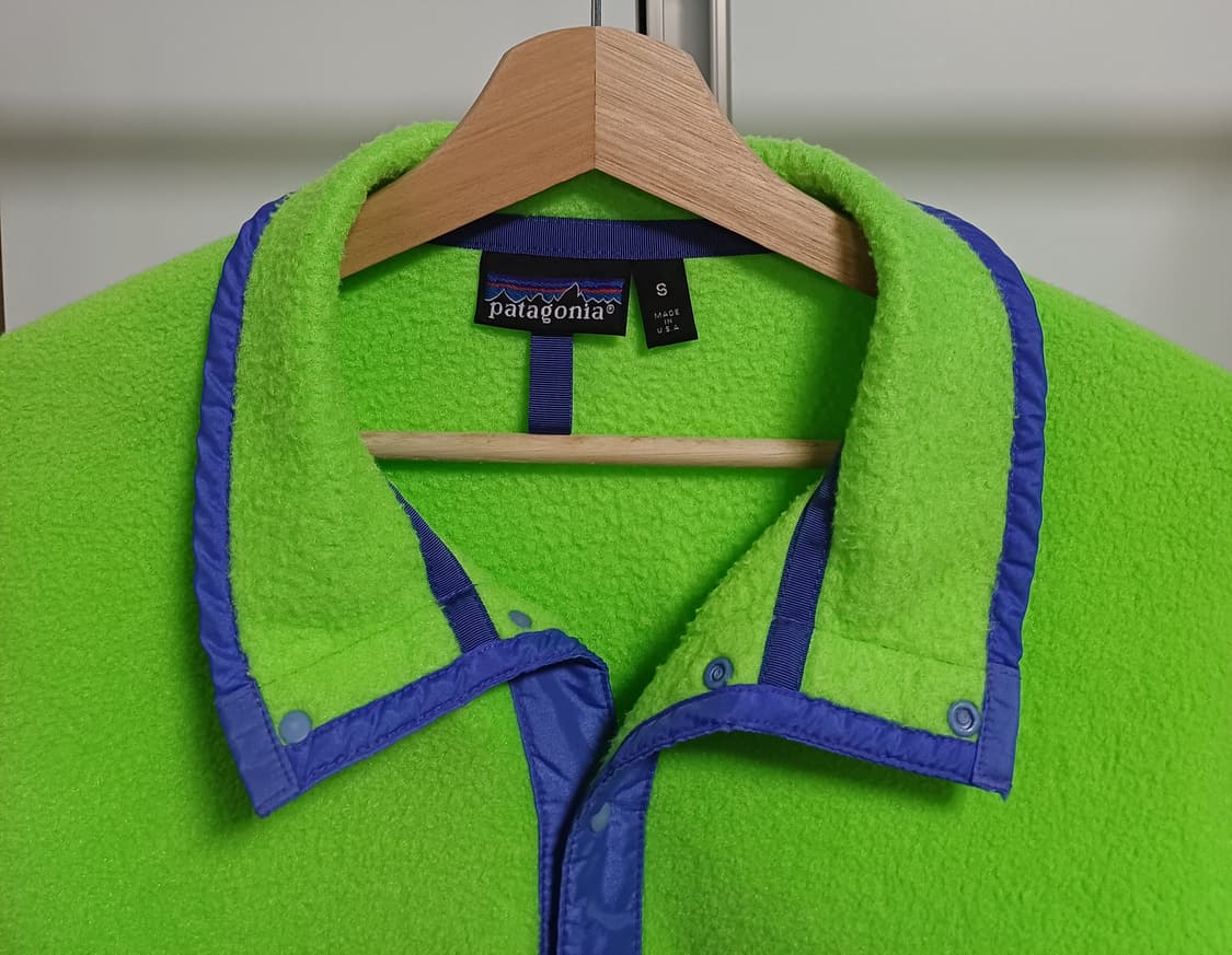 🇺🇸 [S] 파타고니아 신칠라 스냅티 올드 모델 - 네온 그린 상품이미지3