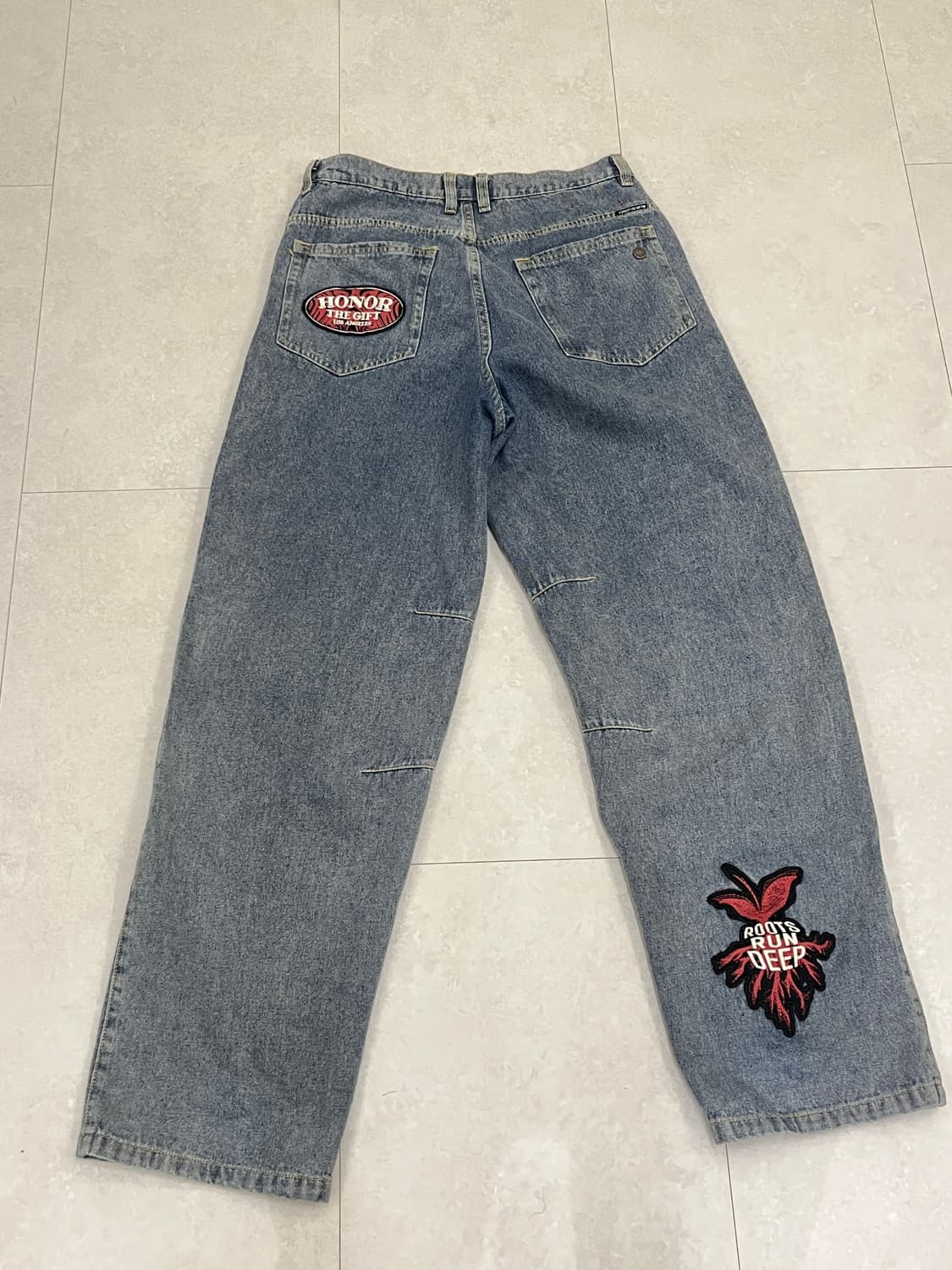 Honor the gift 패치 카펜더 팬츠 인디고 상품이미지6