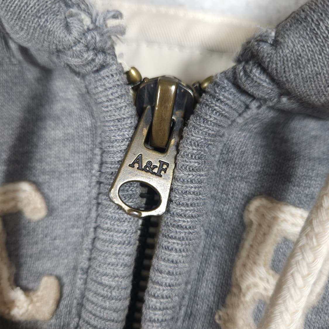 아베크롬비 그레이 후드집업  상품이미지3