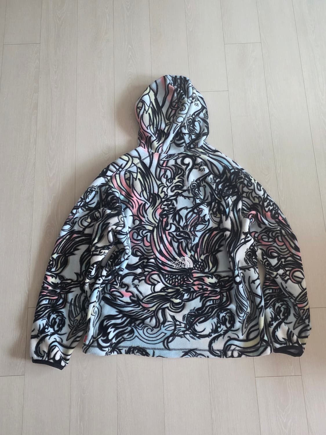 슈프림 x 노스페이스 스팁 테크 플리스 풀오버 멀티컬러 드래곤 상품이미지2