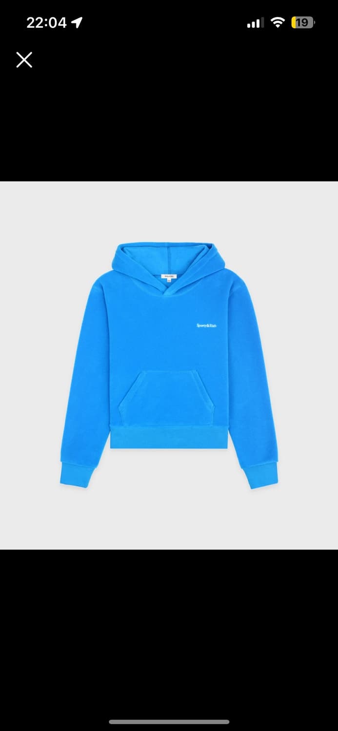 스포티앤리치 플리스 후드티 상품이미지1